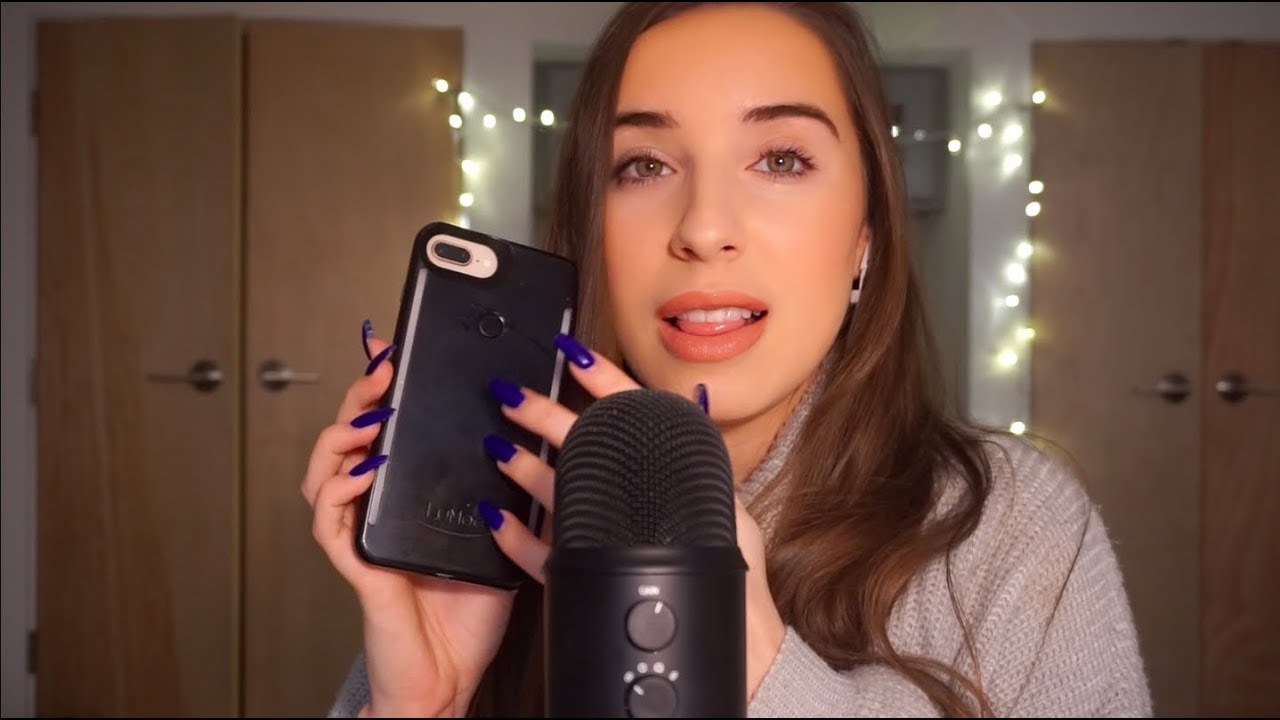 ASMR | What's On My iPhone? | Whispering + Tapping