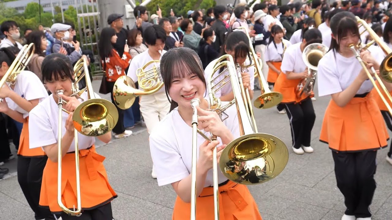 【京都橘高校吹奏楽部】ブラスエキスポ2026　パレードその2