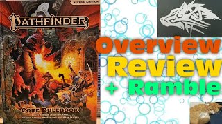🐲 Overview & Review of the Pathfinder 2nd edition core rulebook from Paizo publishing TTRPG TRPG RPG