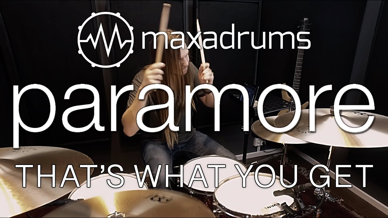 PARAMORE - THAT'S WHAT YOU GET (Drum Cover + Transcription / Sheet Music)