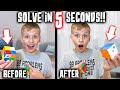 Fastest Solved 2x2 Rubik's Cube!  Ortega Method!