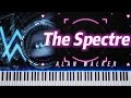 [Piano] The Spectre - Alan Walker
