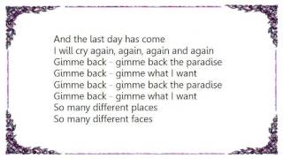 Axxis - Gimme Back the Paradise Lyrics