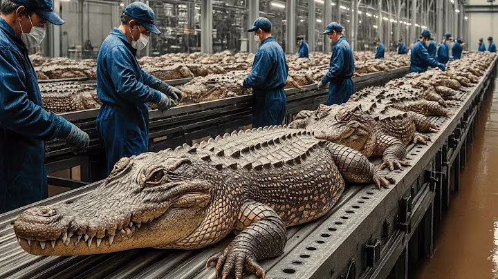 How Millions of Crocodiles Are Farmed and Processed – Inside Australia's Surprising Crocodile Farm