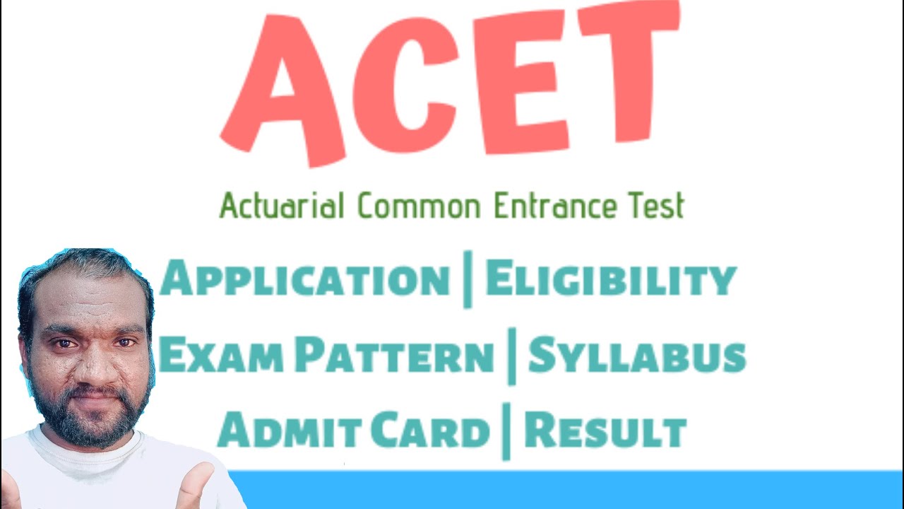 ACET details| Actuary Entrance exam| IAI| Tamil |Thunukumootai