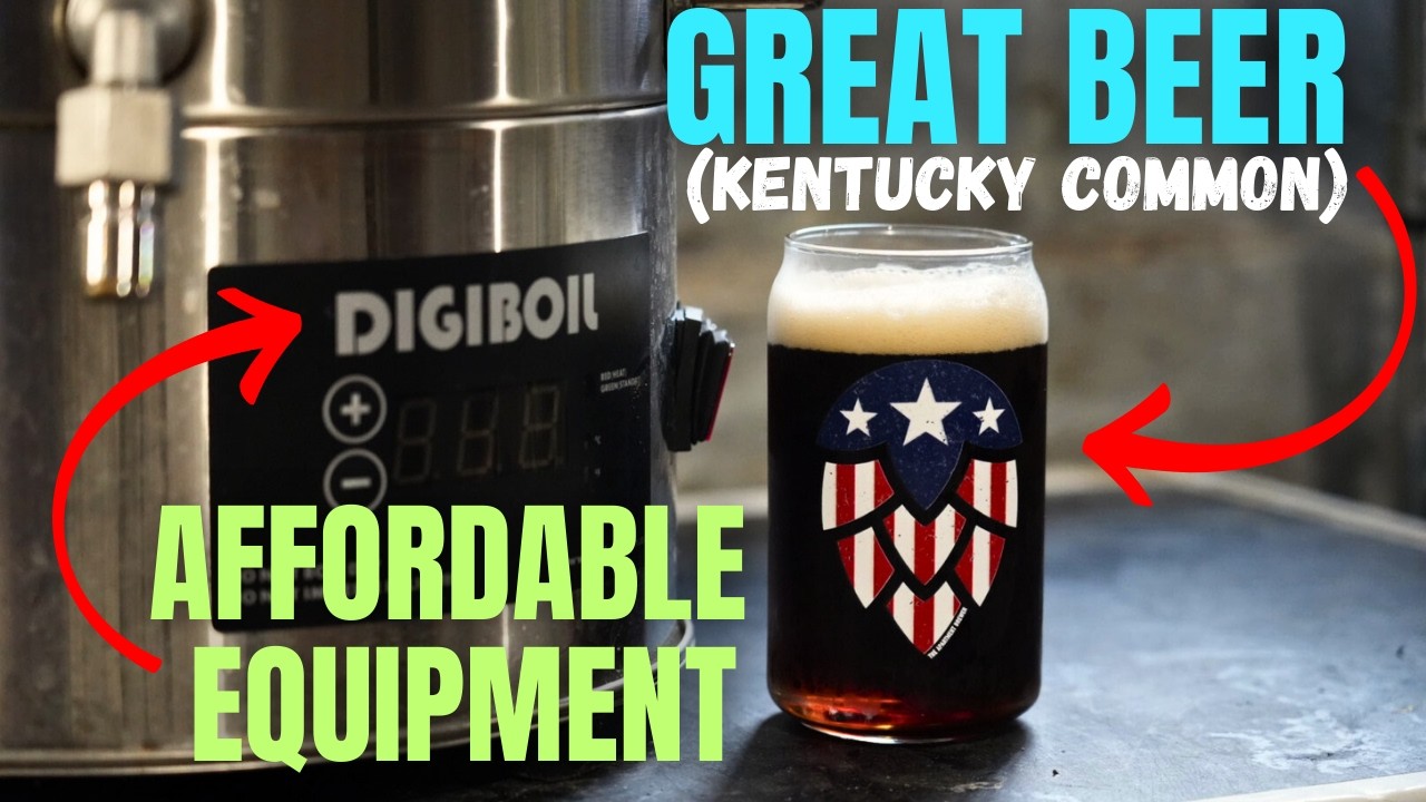 ВАМ НЕ НУЖНО ДОРОГОЕ ОБОРУДОВАНИЕ, ЧТОБЫ ВАРИТЬ ОТЛИЧНОЕ ПИВО!! (Kentucky Common)