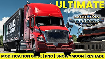 Make ATS & ETS2 Look INSANE! 🤯 SnowyMoon + PNG + ReShade (Ultra Realistic Graphics)