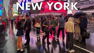 New York City LIVE Rainy Manhattan During Nor'Easter Walk 2026 September 26, 2026