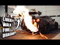 Liberty Walk GTR R35 Exhaust Pissing Fire Dragon?! [HD]