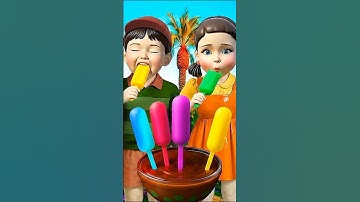 Squid Game AI Korean Colorful Ice Cream ASMR #squidgame #squidgame2 #ai #asmr
