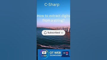 Extract Numbers from String  #csharp #coding #dotnet #webdevelopment