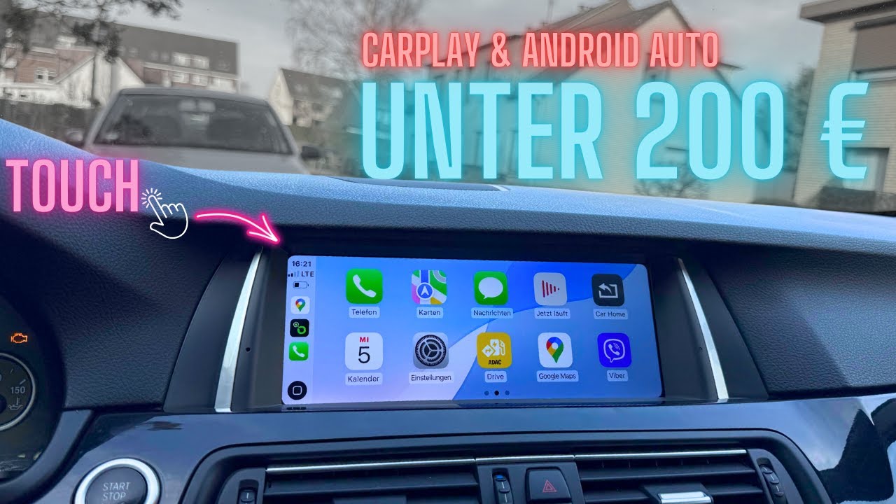 BMW 5er F10 CarPlay & Android Auto für unter 200€ nachrüsten | Anleitung und Erfahrungen
