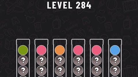 Ball Sort Puzzle Level 284 #ballsortpuzzle #ballsortpuzzlegameplay #puzzlegame #mobilegames