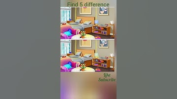 find 5 difference pls subscribe #findthedifference  #spotthedifference #quizegame #ytshorts