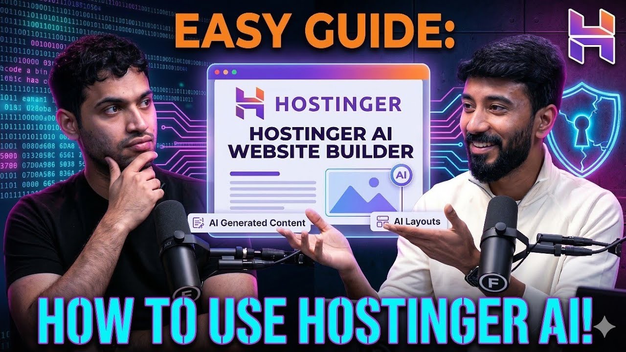How to Use Hostinger AI to Build a Website in Minutes! 🚀@rajshamani # ...