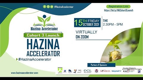 Hazina Accelerator Cohort 3 Official Launch [VIRTUAL EVENT]