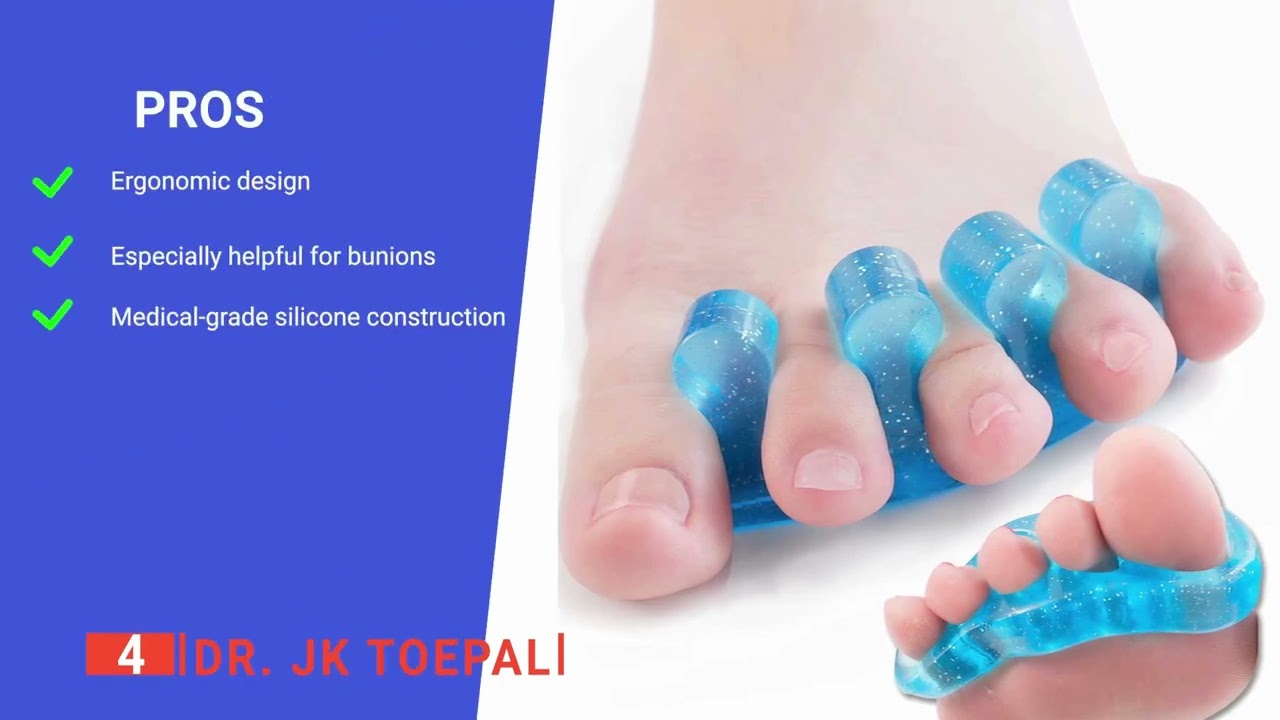DR. JK ToePal Review – Gel Toe Separators for Bunion & Toe Alignment!