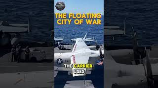 Nuclear Aircraft Carrier: The Most Powerful Ship on Earth #navy #military #shorts# #aviation