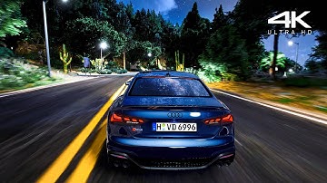 GTA V: Insane Night Realistic Graphics Enhacement Ray-Tracing Gameplay! [4k]