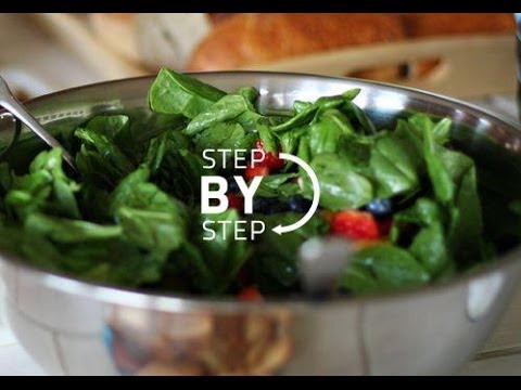 Spinach Salad with Strawberries, Spinach Salad Recipe, Jan Charles