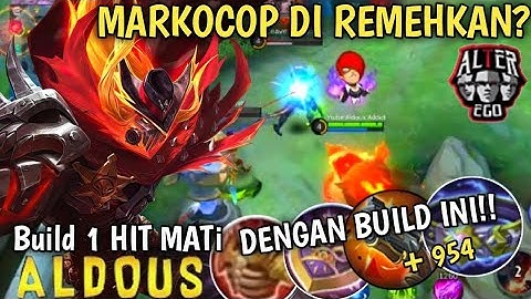 ALDOUS MACHINE GUN BUILD!! (Wtf attack speed!!) | MLBB