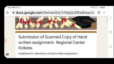 IGNOU KOLKATA ONLINE ASSIGNMENT SUBMISSION LINK & DETAILS FOR DECEMBER 2020 TERM END EXAM - 06 OCT