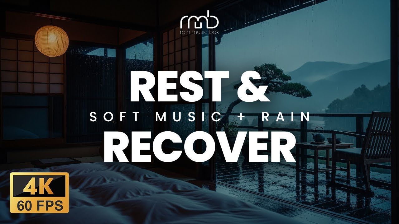 REST & RECOVER | Calm sleep melodies with steady rain to help your body recharge