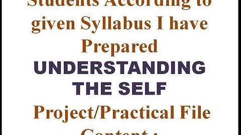 B.Ed. 1st year ( Project File) Part-I