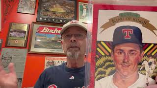 Showing My Oversized Nolan Ryan Cards