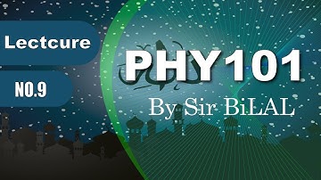 9.Phy101 Lecture no 9 Introduction to Physics by Sir BiLAL Kahlon