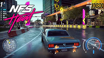 Need for Speed Heat - Racing #2 Day-1965 - Ford Mustang - Walkthrough - 1080p