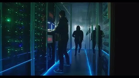 Hackers Stealing Data From Servers Stock Video