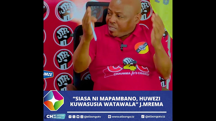 SIASA NI MAPAMBANO SI KUSUSIA WATAWALA