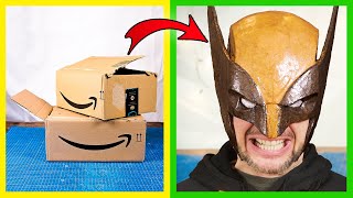 How To Make Wolverine Mask With Cardboard!