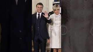 Brigitte Macron and Emmanuel Macron ❤️ In love • #style #fashion #elegance #shortsfeed #shorts