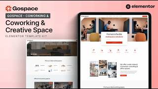 Gospace Coworking & Creative Space Elementor Template Kit