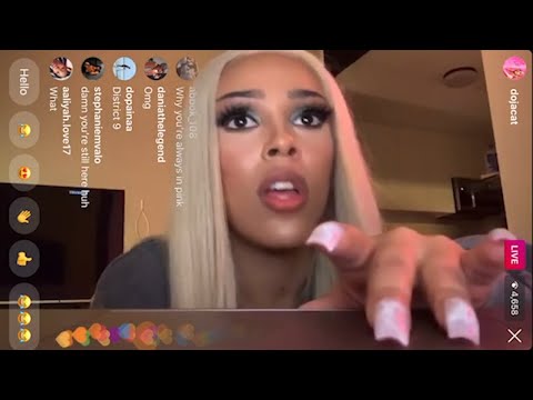 Doja Cat Live Then Ariana Grande Joins on Instagram Live | March 13th, 2020