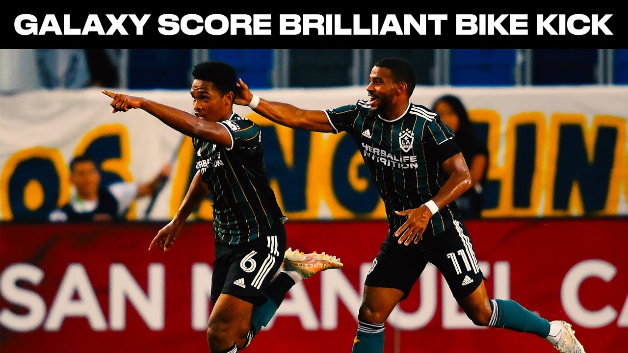 GET ON YOUR BIKE: Bicycle kick goal for Galaxy's first