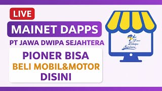 PINETWORK TERBARU~LIVE MAINET DAPPS PT JAWA DWIPA SEJAHTERA PIONER BISA BELI MOBIL&MOTOR DISINI