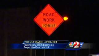 Crews begin work on Ultimate I-4 Project
