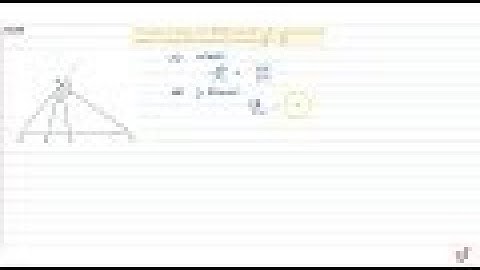 The bisector of interior `/_A` of ` A B C` meets `B C` in `D ,` and the bisector of exterior `/...