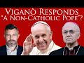 Viganò "A Non-Catholic Pope" Restricting Latin Mass