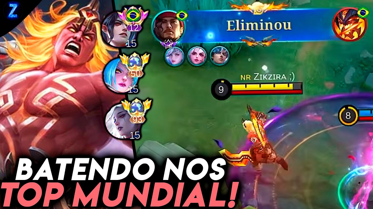 PARTIDA CONTRA OS TOP MUNDO.!! - LAPU  LAPU GAMEPLAY | Mobile Legends