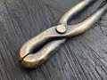 An unusual easier way to make blacksmith tongs