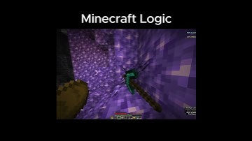 Minecraft Logic | Nether Portals | #minecraft #bestminecraftclips #minecraftgameplay