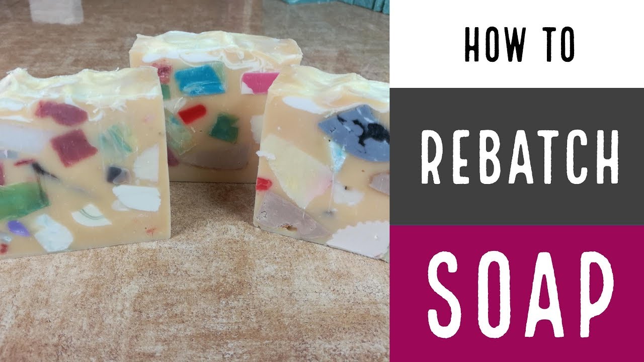 How Make Hot Process Soap to Rebatch Soap with Embeds/ How To Make Soap