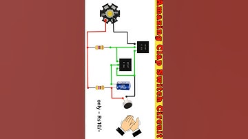 Clap switch circuit banaye using BC547 Transistor #shorts