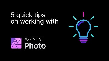 5 useful and handy tips for working with Affinity Photo