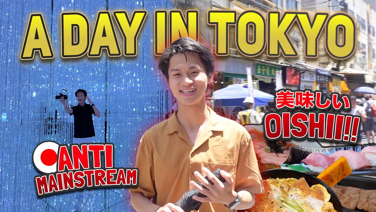 Sehari Keliling TOKYO yang ANTIMAINSTREAM⁉️Makan & Berkunjung ke Pameran Seni TERKEREN di Jepang🇯🇵⁉️