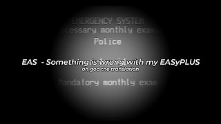 EAS - Something is wrong with my EASyPLUS
